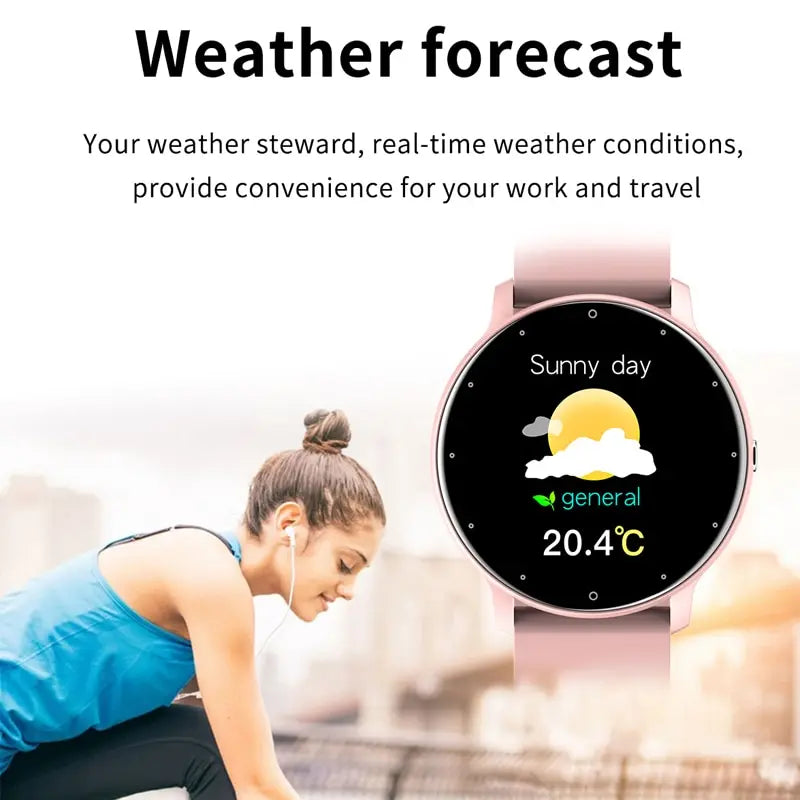 Smart Watch Masculino e Feminino Full Touch Screen Sport Fitness Watch Man IP67 Waterproof Bluetooth For Android IOS